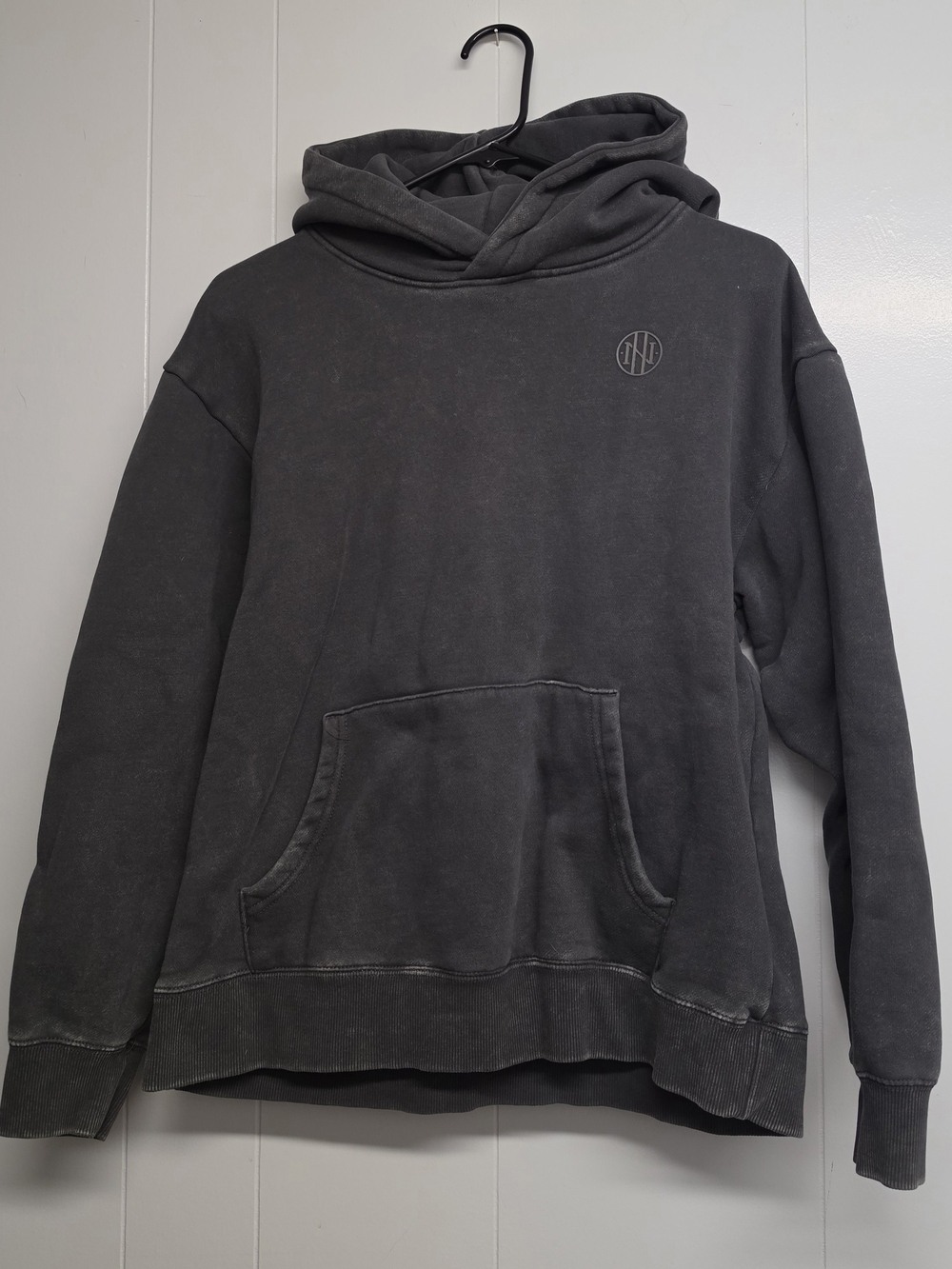 Ninth Hall Relaxed Fit Dark Wash Hoodie